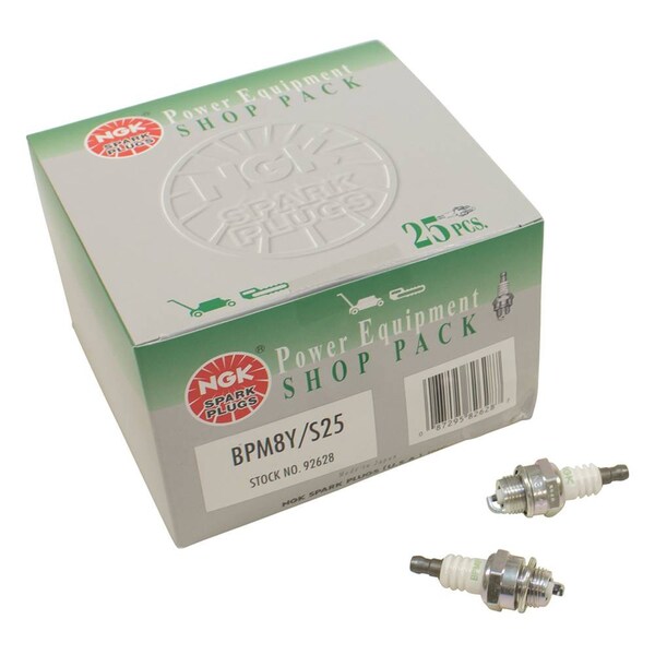 Stens New Spark Plug Shop Pack For Echo Trimmers Bpm8Y Solid, Bpm8Y S25